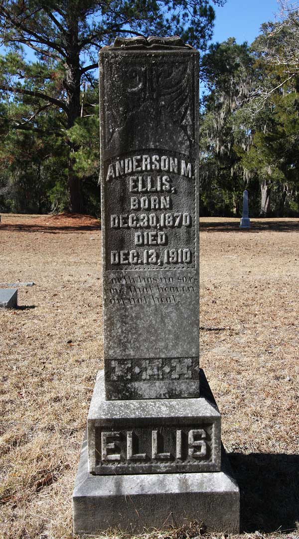 Anderson M. Ellis Gravestone Photo