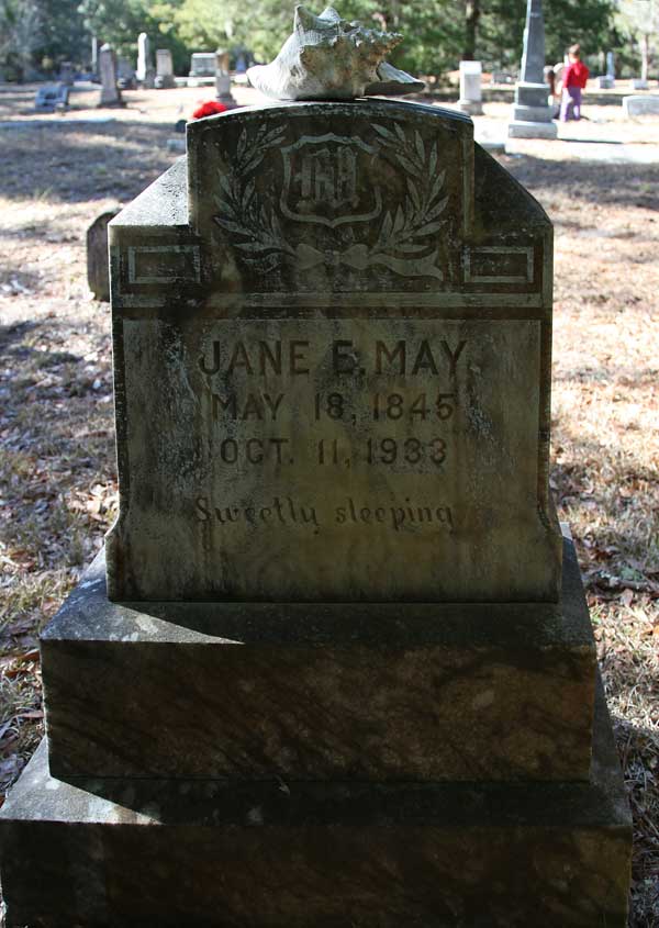 Jane E. May Gravestone Photo