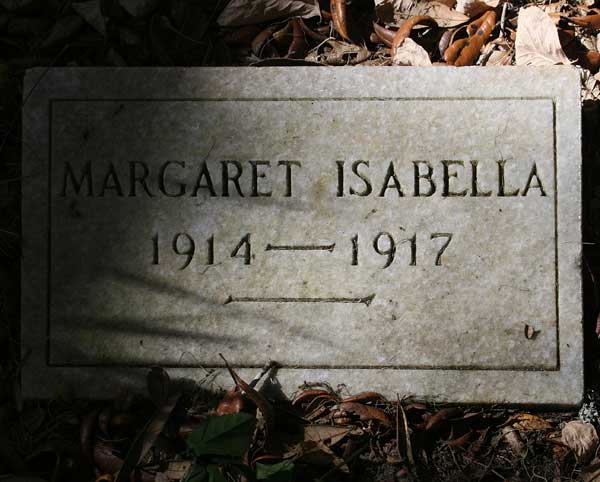 Margaret Isabella  Gravestone Photo