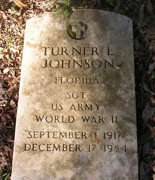 Turner L. Johnson Gravestone Photo