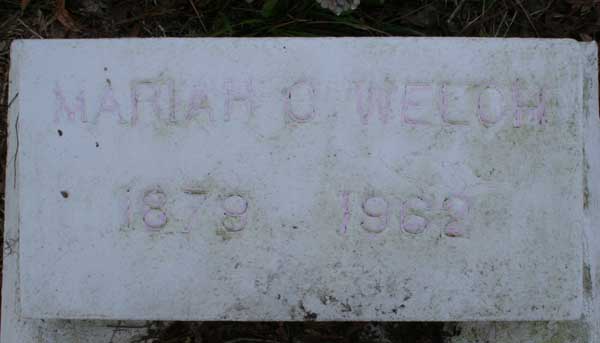 Mariah C. Welch Gravestone Photo