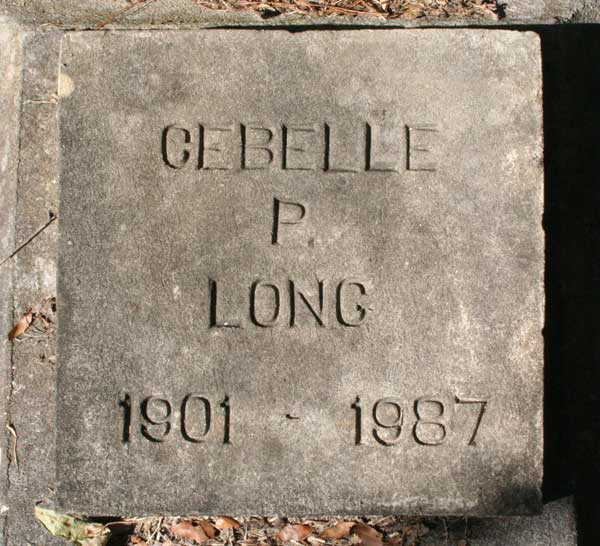 Cebelle P. Long Gravestone Photo