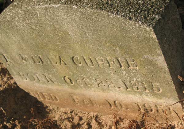 Romella Cuppie Gravestone Photo