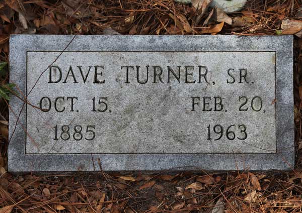 Dave Turner Gravestone Photo
