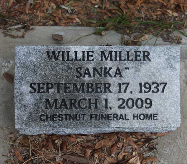 Willie Miller Gravestone Photo