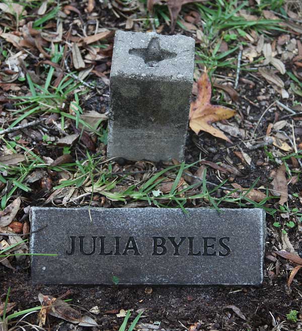 Julia Byles Gravestone Photo