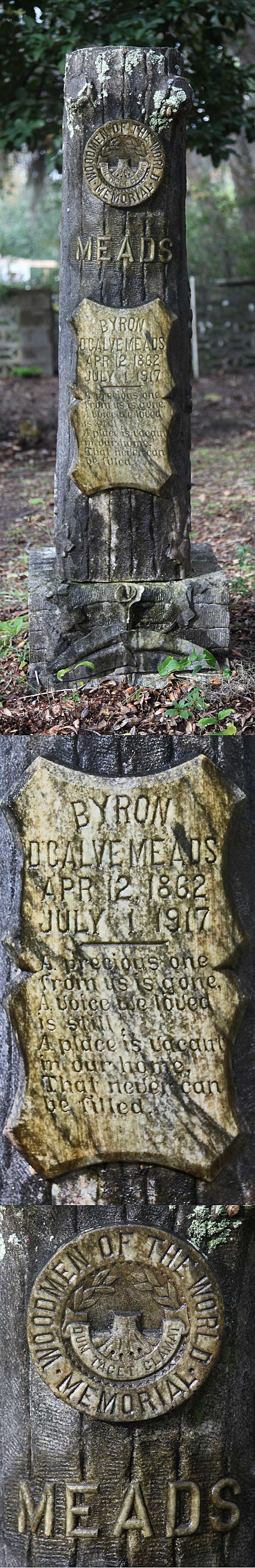 Byron D'Calve Meads Gravestone Photo