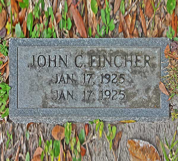 John C. Fincher Gravestone Photo