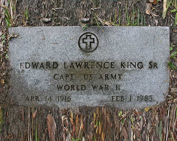 Edward Lawrence King Gravestone Photo