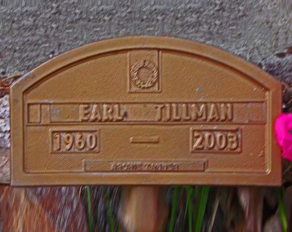 Earl Tillman Gravestone Photo