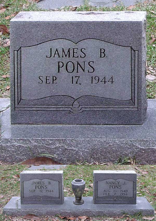 James B. Pons Gravestone Photo