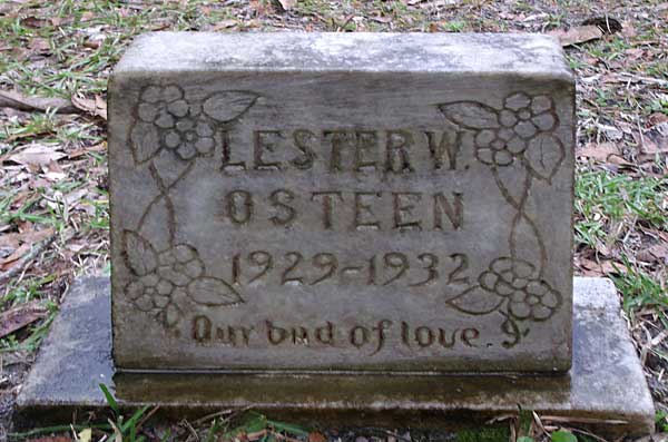 Lester W. Osteen Gravestone Photo