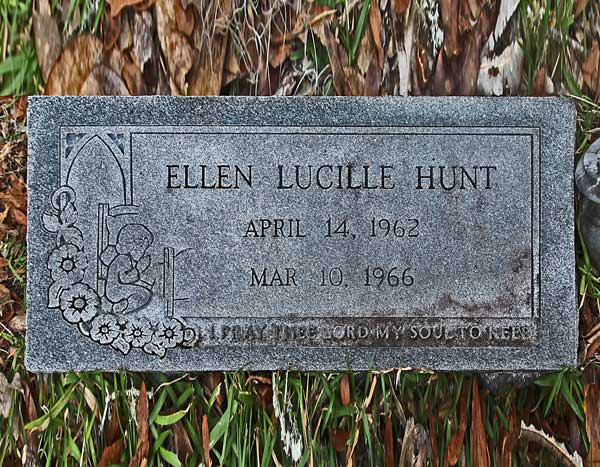 Ellen Lucille Hunt Gravestone Photo