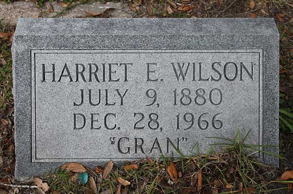 Harriet E. Wilson Gravestone Photo