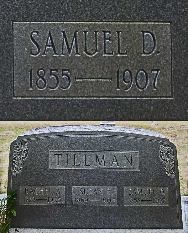 Samuel D. Tillman Gravestone Photo