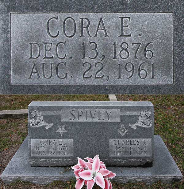 Cora E. Spivey Gravestone Photo