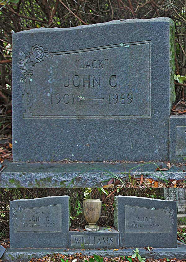 John C. Williams Gravestone Photo