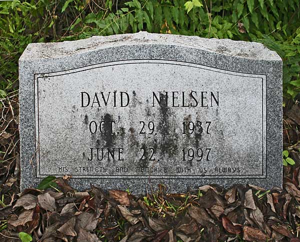 David Nielsen Gravestone Photo