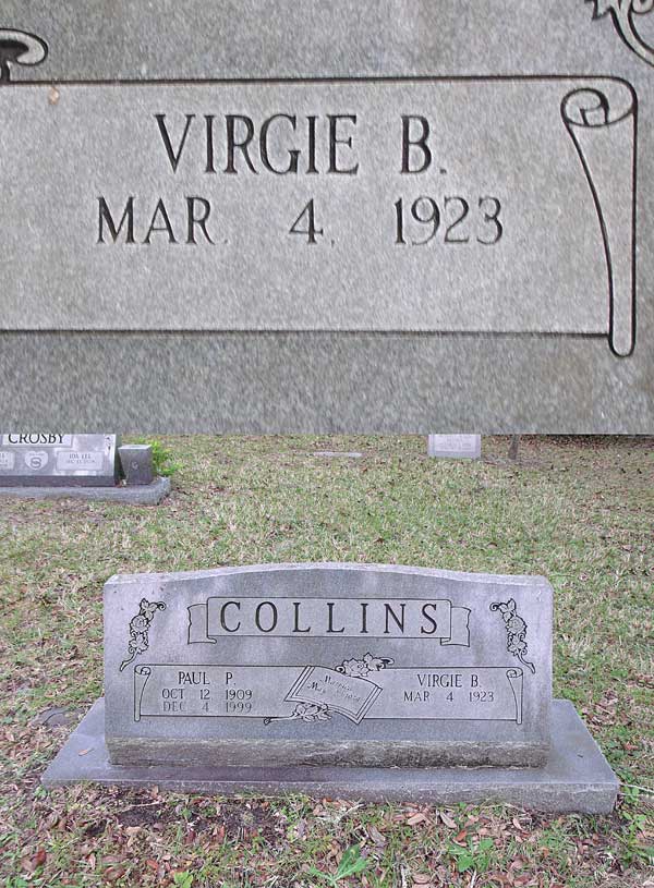Virgie B. Collins Gravestone Photo