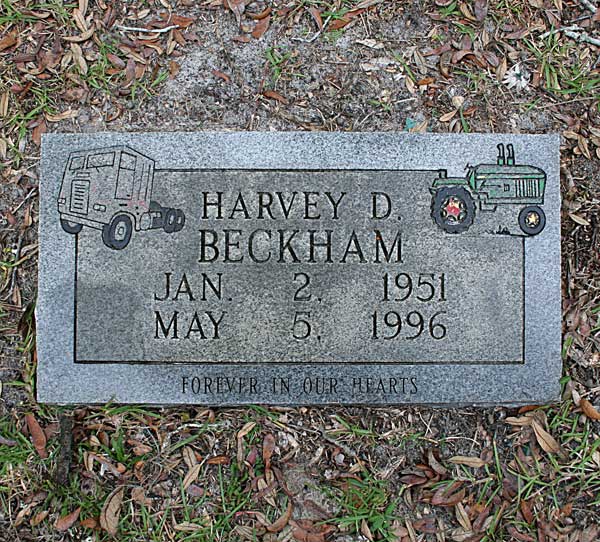 Harvey D. Beckham Gravestone Photo