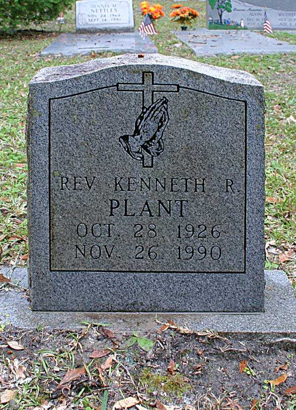 Kenneth R. Plant Gravestone Photo