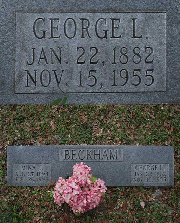 George L. Beckham Gravestone Photo