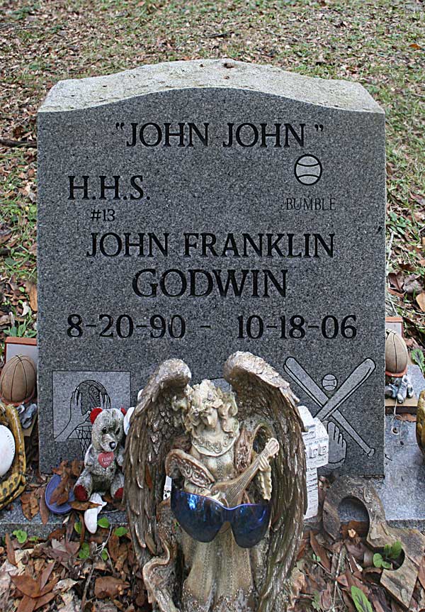 John Franklin Godwin Gravestone Photo