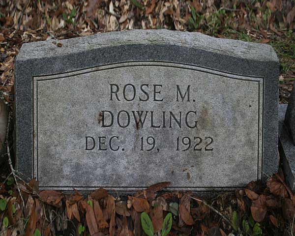Rose M. Dowling Gravestone Photo