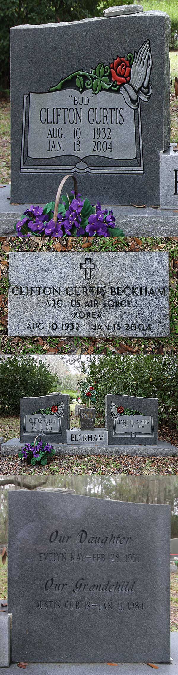 Clifton Curtis Beckham Gravestone Photo