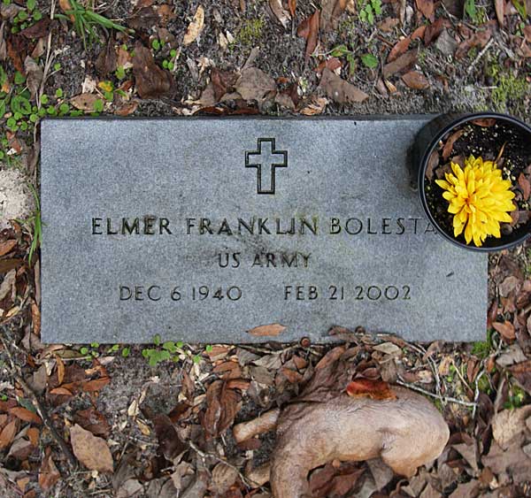 Elmer Franklin Bolesta Gravestone Photo