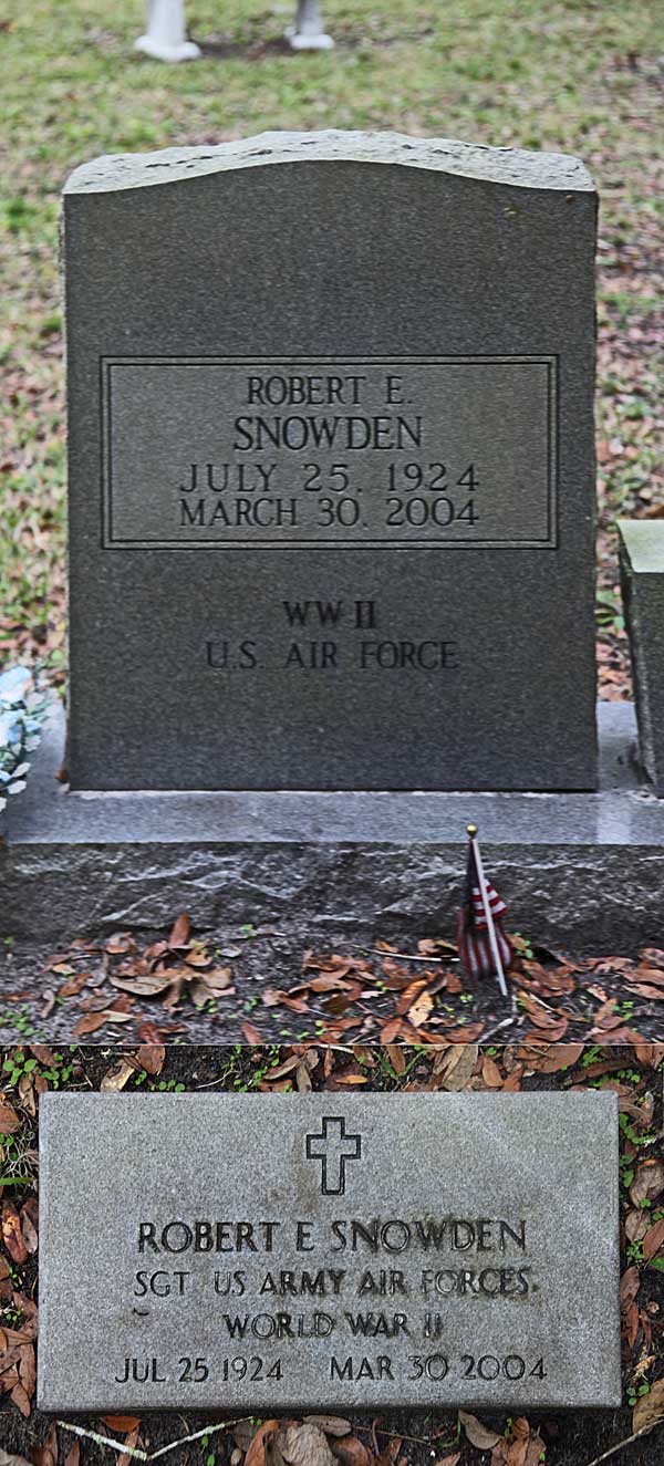 Robert E. Snowden Gravestone Photo