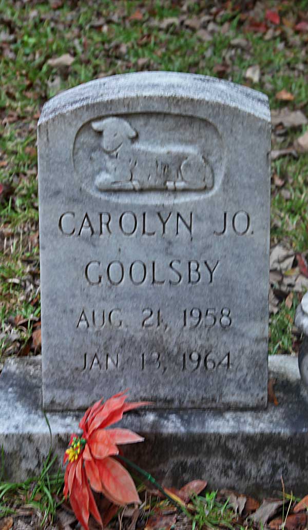 Carolyn Jo. Goolsby Gravestone Photo