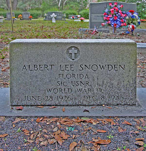 Albert Lee Snowden Gravestone Photo