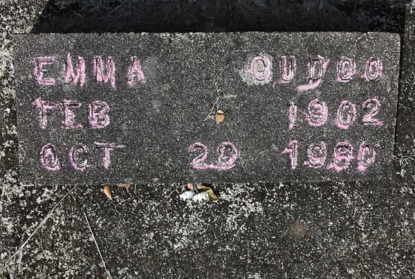 EMMA CUDGO Gravestone Photo