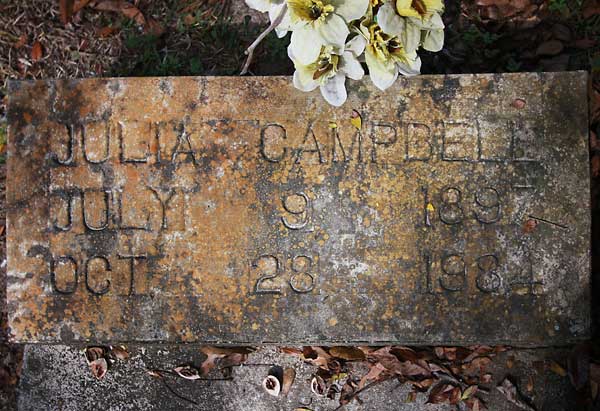 Julia Campbell Gravestone Photo