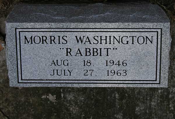 Morris Washington Gravestone Photo