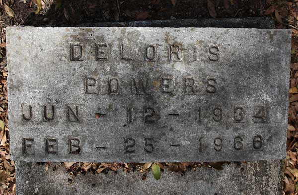 Deloris Powers Gravestone Photo