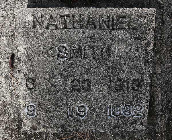Nathaniel Smith Gravestone Photo