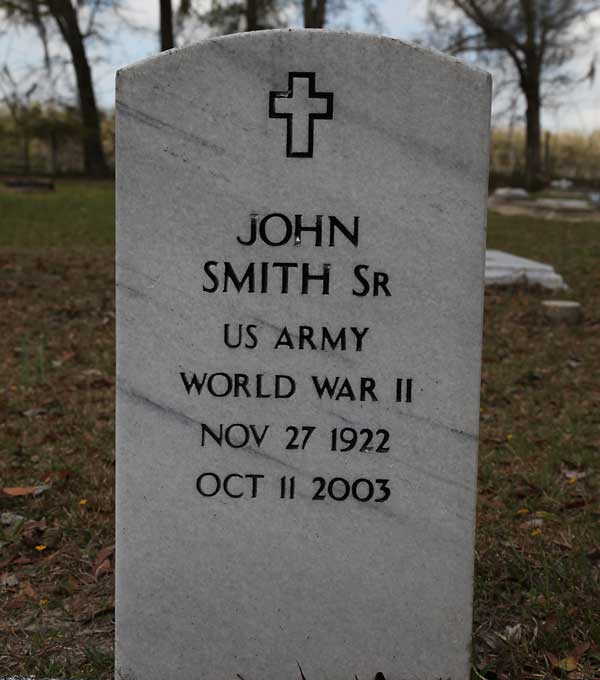 JOHN SMITH Gravestone Photo