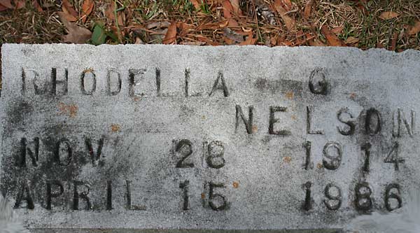  NELSON Gravestone Photo