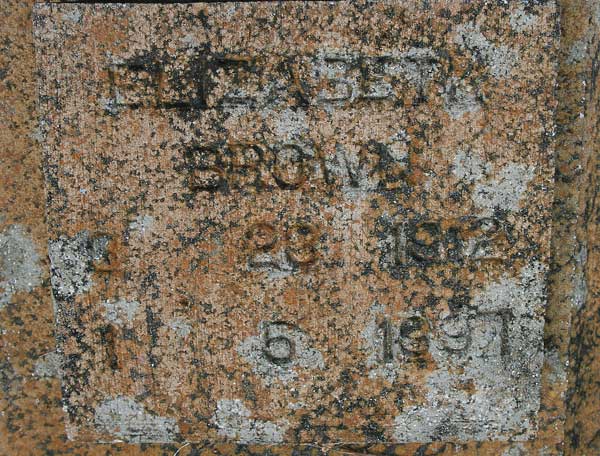 LILLIE BROWN Gravestone Photo