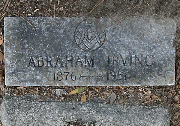 ABRAHAM IRVING Gravestone Photo