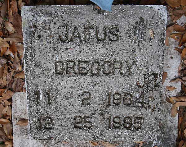 JAFUS GREGORY Gravestone Photo