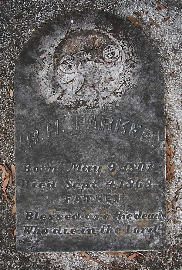 R.H. Parker Gravestone Photo