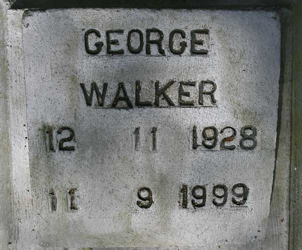 GEORGE WALKER Gravestone Photo