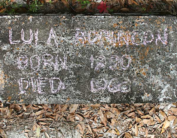LULA ROBINSON Gravestone Photo
