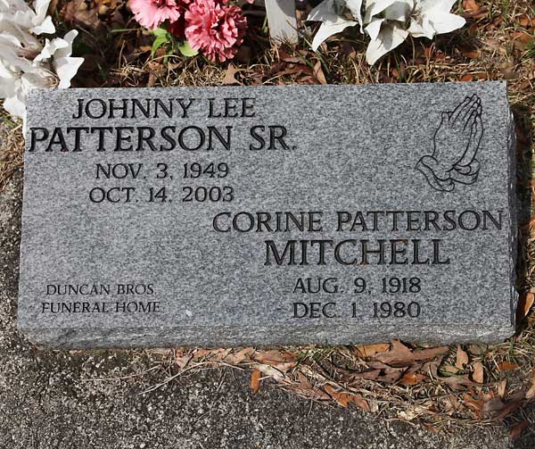 Johnny Lee/Corine Patterson Patterson/Mitchell Gravestone Photo