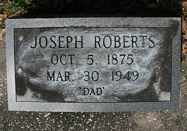 JOSEPH ROBERTS Gravestone Photo