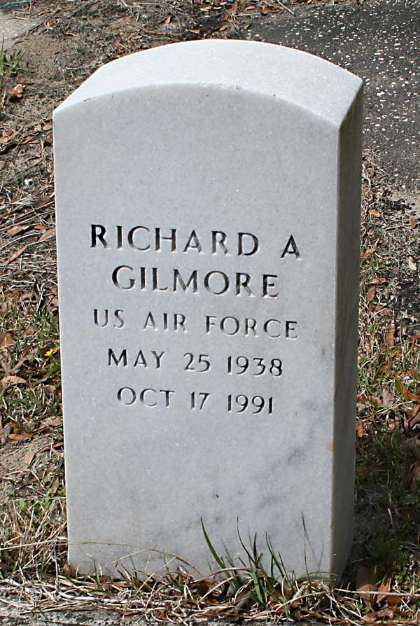 RICHARD A. GILMORE Gravestone Photo