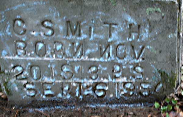 C. SMITH Gravestone Photo